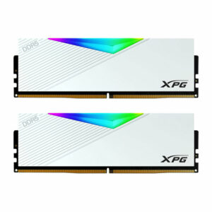 رم ای دیتا U-DIMM DDR5 Dual LANCER RGB White 5200 16G