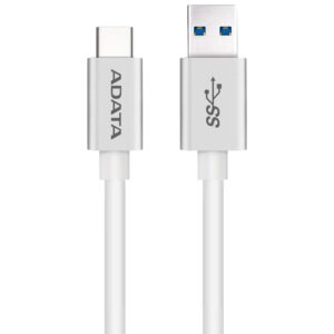 کابل ای دیتا USB3.2 TYPE-A TO TYPE-C CABLE GEN1 SILVER 1M