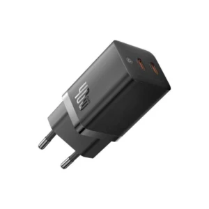 شارژر مدل Baseus GaN5 Pro Fast Charger C+C 40W EU