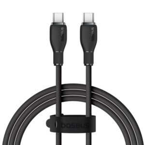 کابل USB مدل Baseus Pudding Series Fast Charging Cable Type-C to Type-C 100W 1.2m