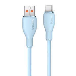 کابل USB مدل Baseus Pudding Series Fast Charging Cable USB to Type-C 100W 1.2m